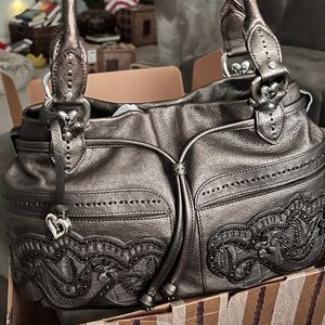 New in box PEWTER Brighton handbag!!!